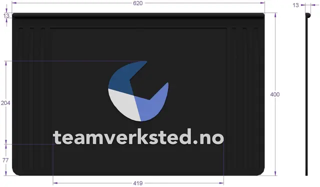 Skvettlapp 62X40 Team Verksted 